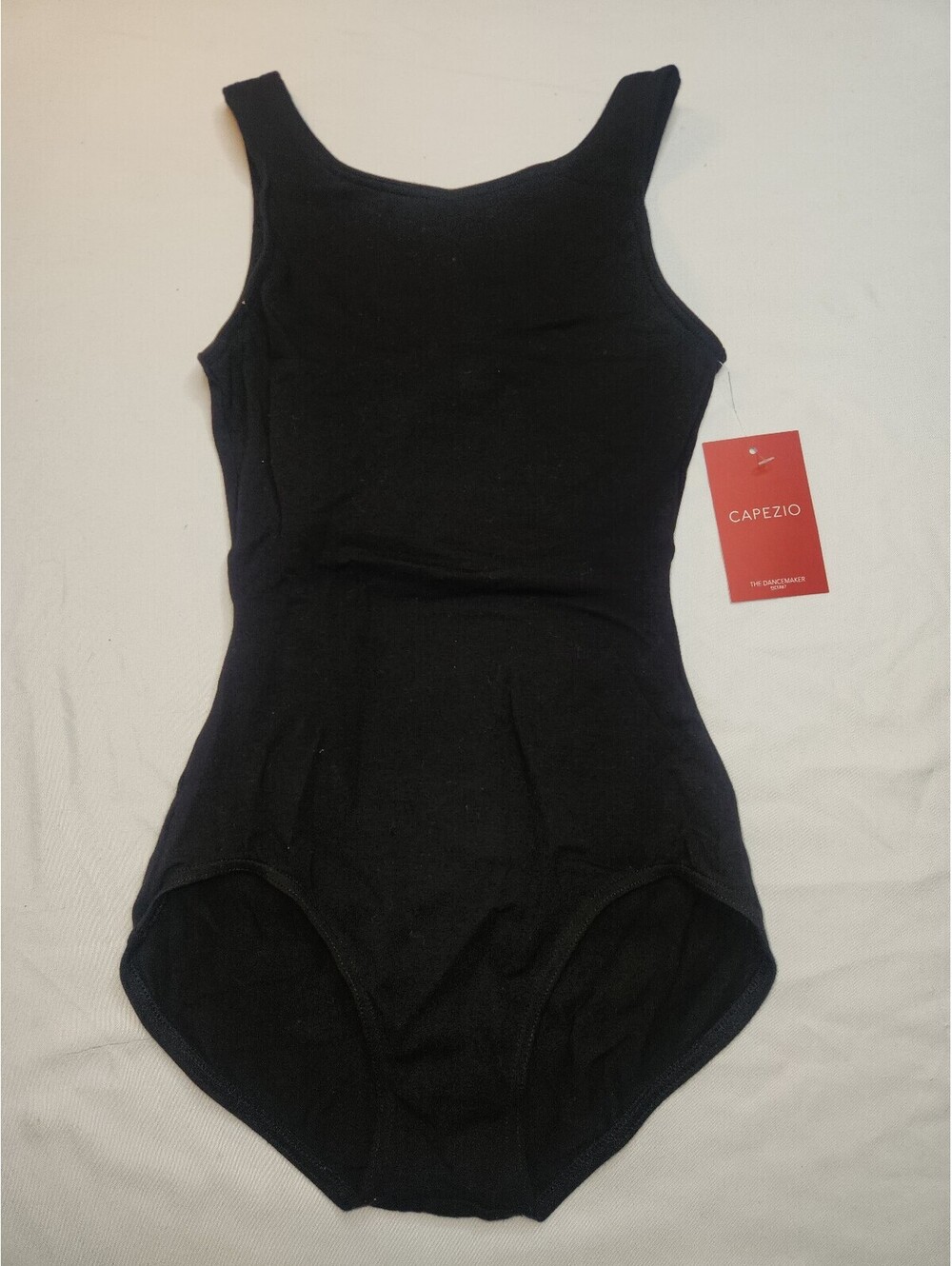 Capezio Black Tank Leotard Size Small